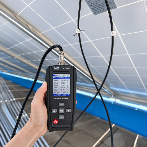 CEM DT-1337 Solar Panel Test Cihazı