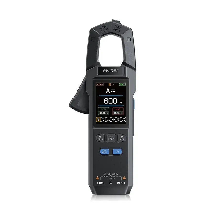 FNIRSI DMC-100 Akım Gerilim Pens Metre | 10000 Sayımlı Dijital True RMS Multimetre + TFT Ekranlı Akıllı Ölçüm Cihazı