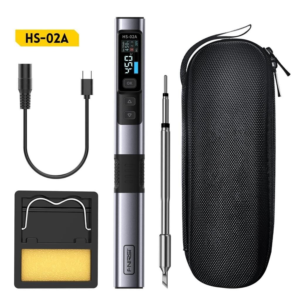 FNIRSI HS-02A 100W Akıllı Kalem Havya Mega Set (PD Destekli)