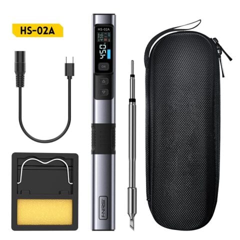 FNIRSI HS-02A 100W Akıllı Kalem Havya Mega Set (PD Destekli)