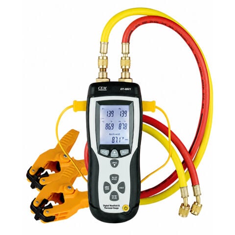CEM DT-8921 HVAC Soğutucu Gaz Basınç Ölçer