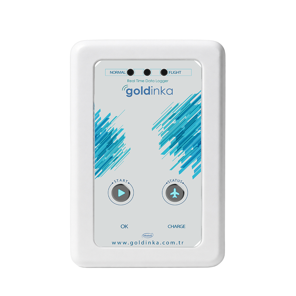 GOLDİNKA 4G Tek Kullanımlık Sıcaklık, Nem, Işık ve Konum Takip Cihazı