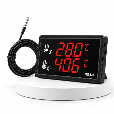 Luvinka TR933A Led Sıcaklık ve Nem Ölçer olarak ( problu )