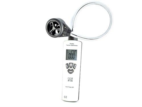 Cem DT-318B Termo-Anemometre, Hava Akış Ölçer