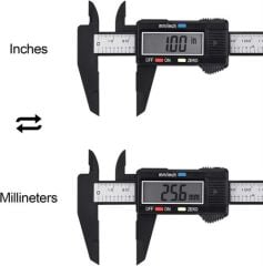Çift Çeneli 150 mm Dijital Kumpas | mm - inç