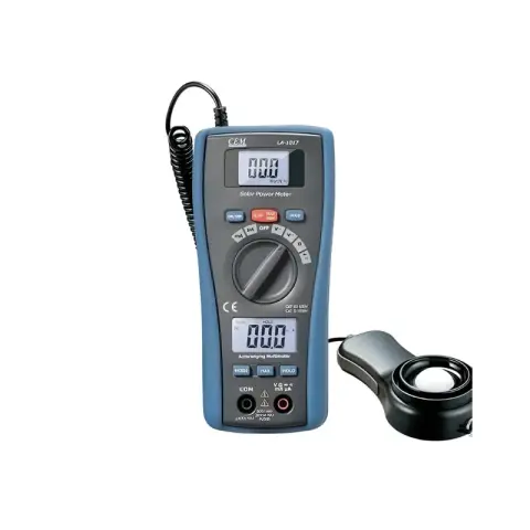 Cem LA-1017 Güneş Enerjisi Ölçer ve Dijital Multimetre