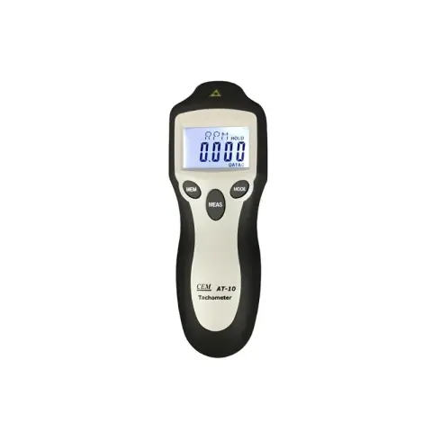 CEM AT-10 Temaslı / Temassız Devir Ölçme Cihazı (RPM Ölçer)