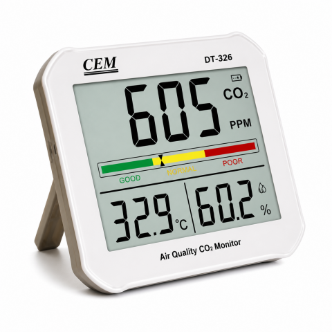 Cem DT-326 Hava Kalitesi ve Karbondioksit Ölçer