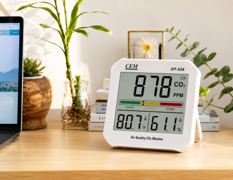 Cem DT-326 Hava Kalitesi ve Karbondioksit Ölçer