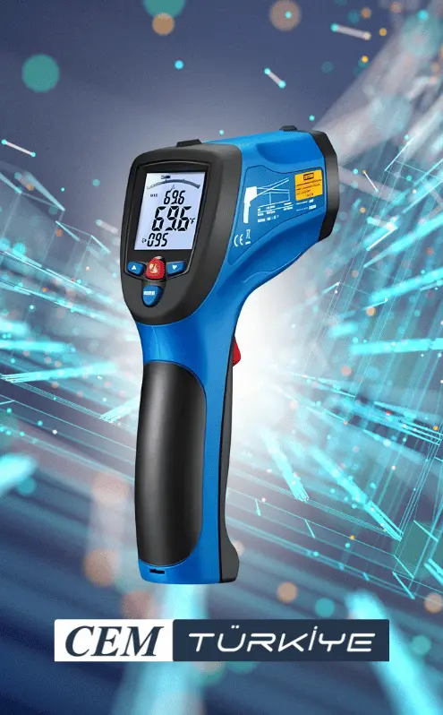 cem lazerli termometre
